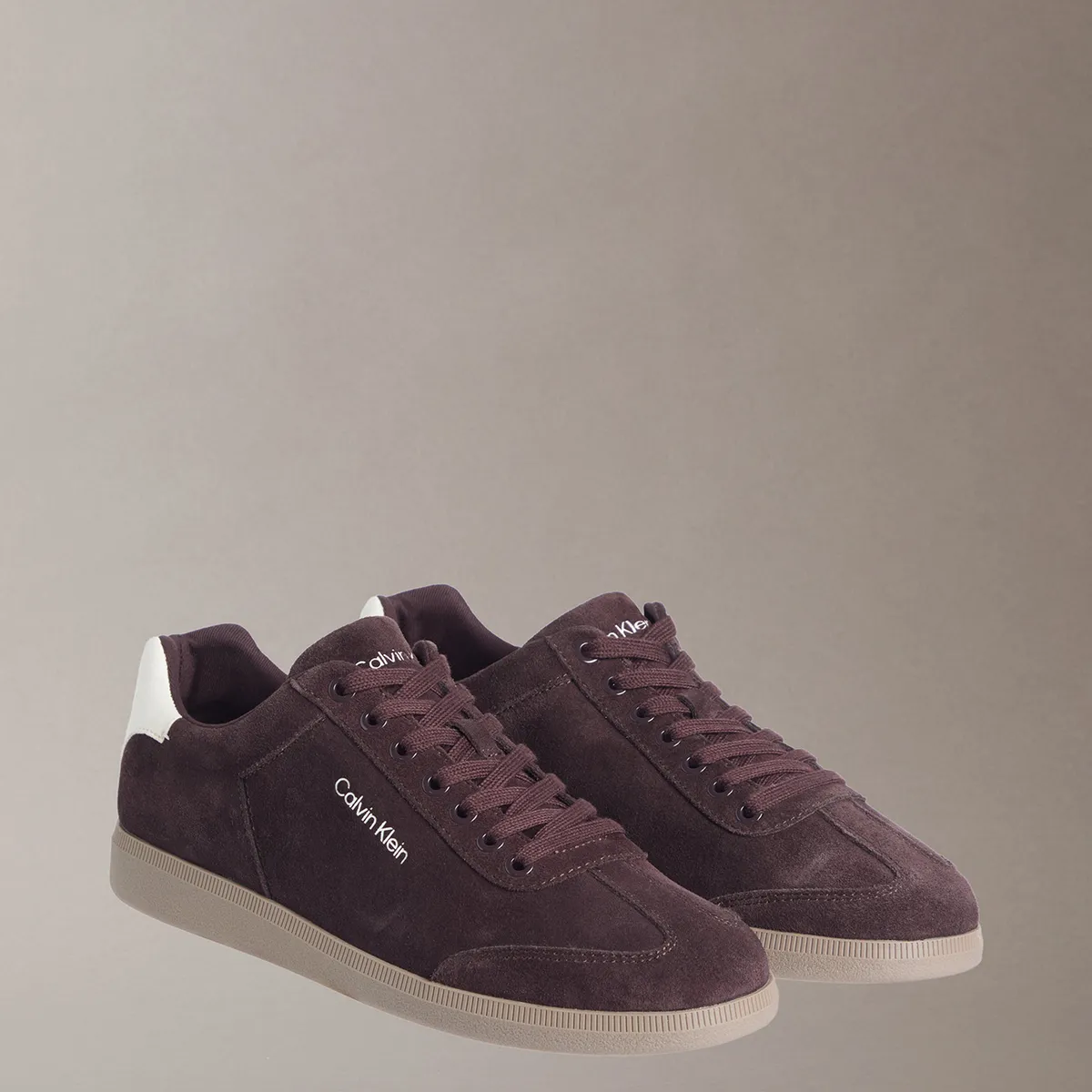 CALVIN KLEIN - Zapatillas con Textura de Gamuza