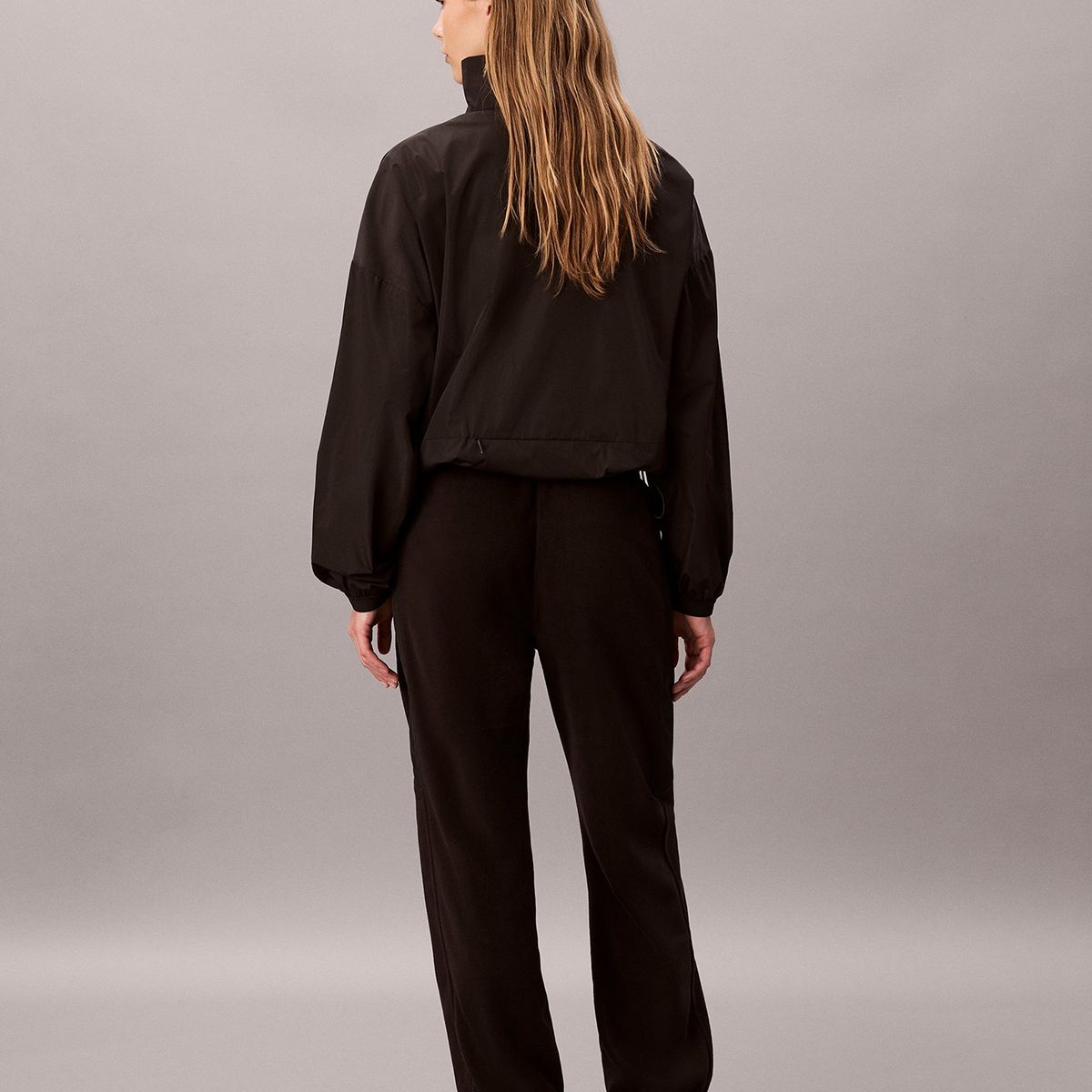CALVIN KLEIN - Jogger de Tejido Polar Combinado Calvin Klein Negro