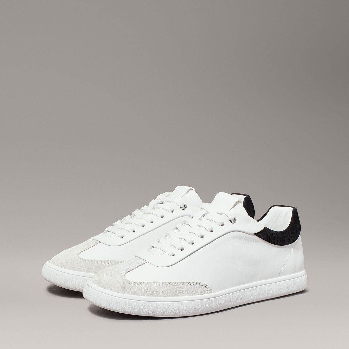 CALVIN KLEIN - Zapatillas de Cuero Cupsole Lace Mix