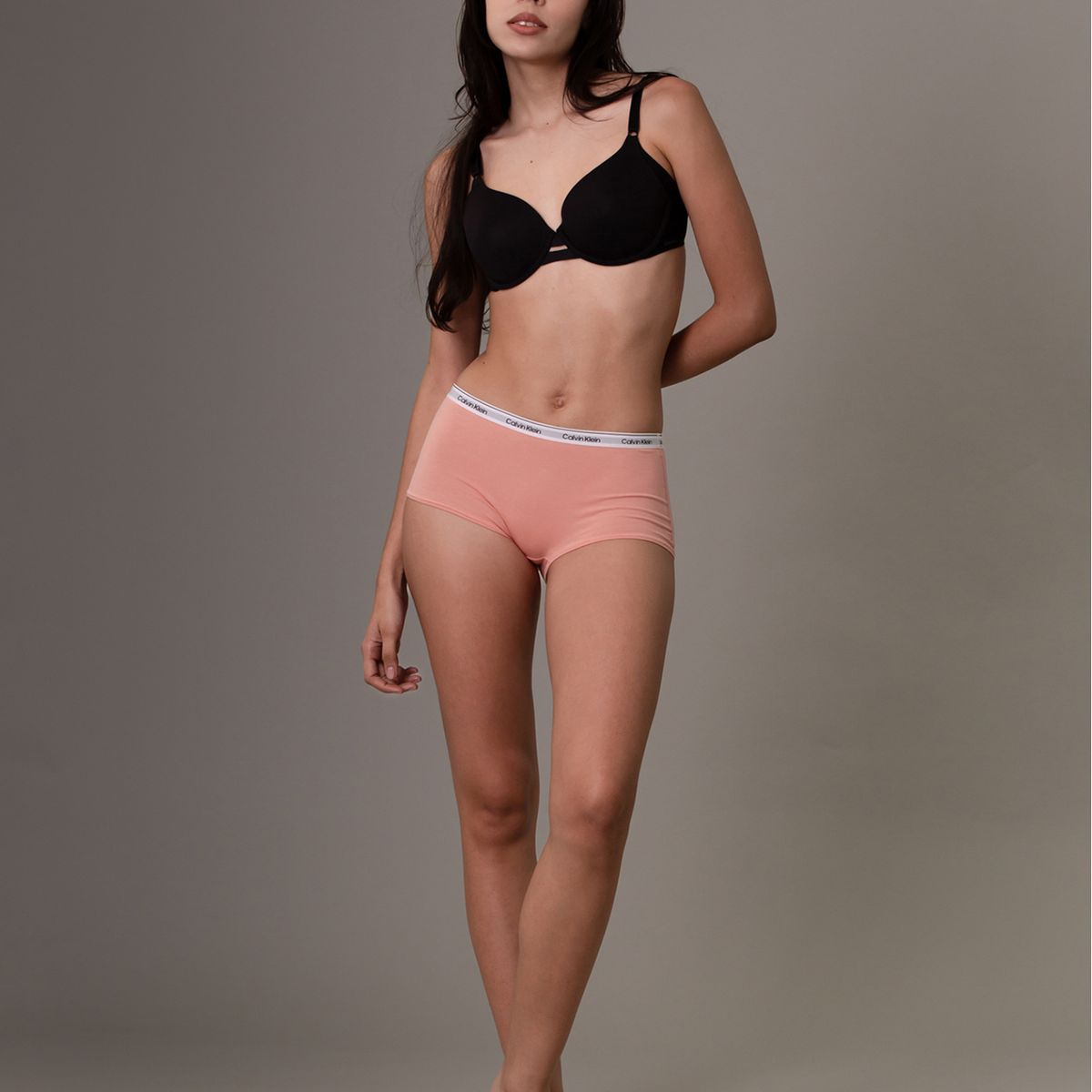 CALVIN KLEIN - Calzón Boyshort Modern Logo