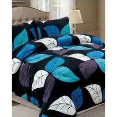 GENERICO - Cobertor Invierno PLUSH Con Diseños hojas azules 3D . - & Chiporro RSS