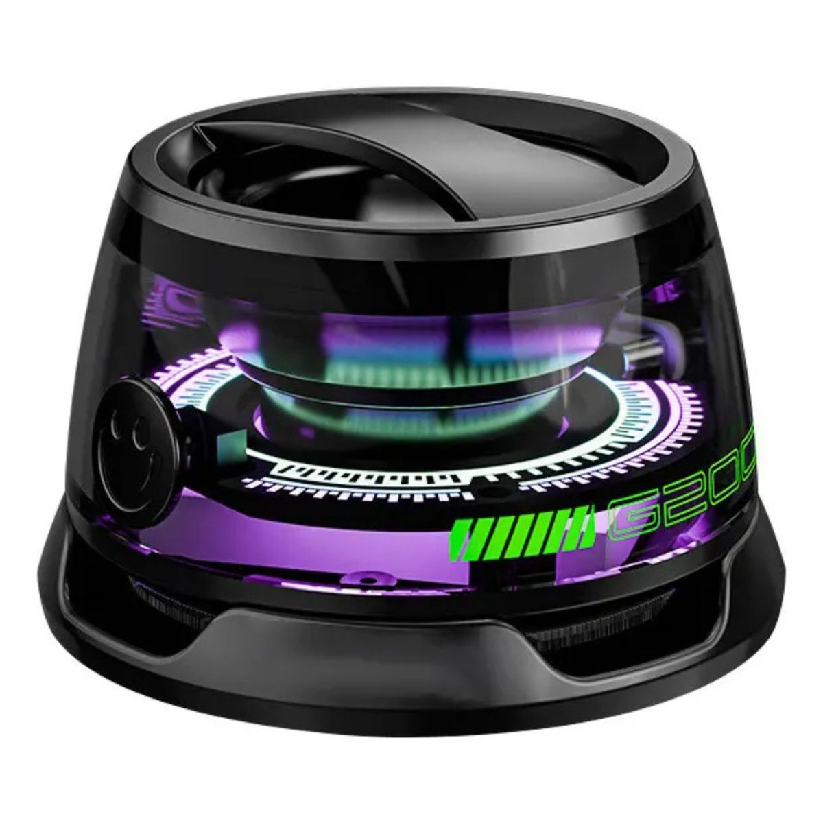 GENERICO - Parlante Portátil Led Rgb - Sonido Hd, Radio Fm, Usbmicrosd