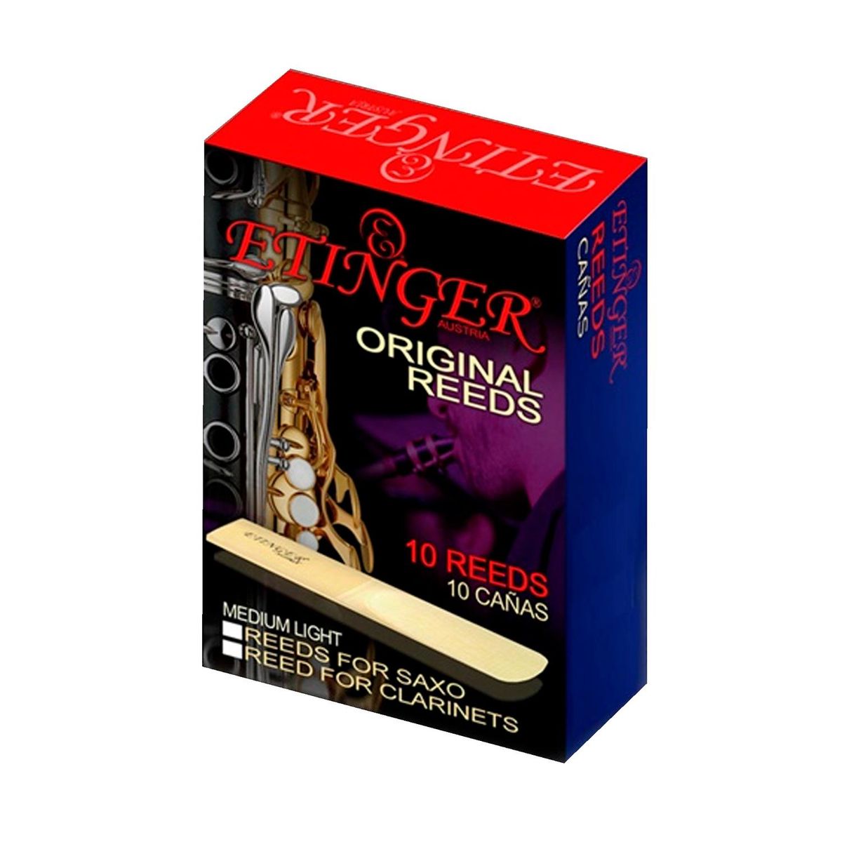 ETINGER - Set 10 Cañas Saxo Soprano 2" Etinger 040IMC8050