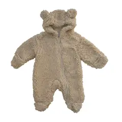 PUMUCKI - Enterito Sherpa Infantil con Capucha y Orejitas