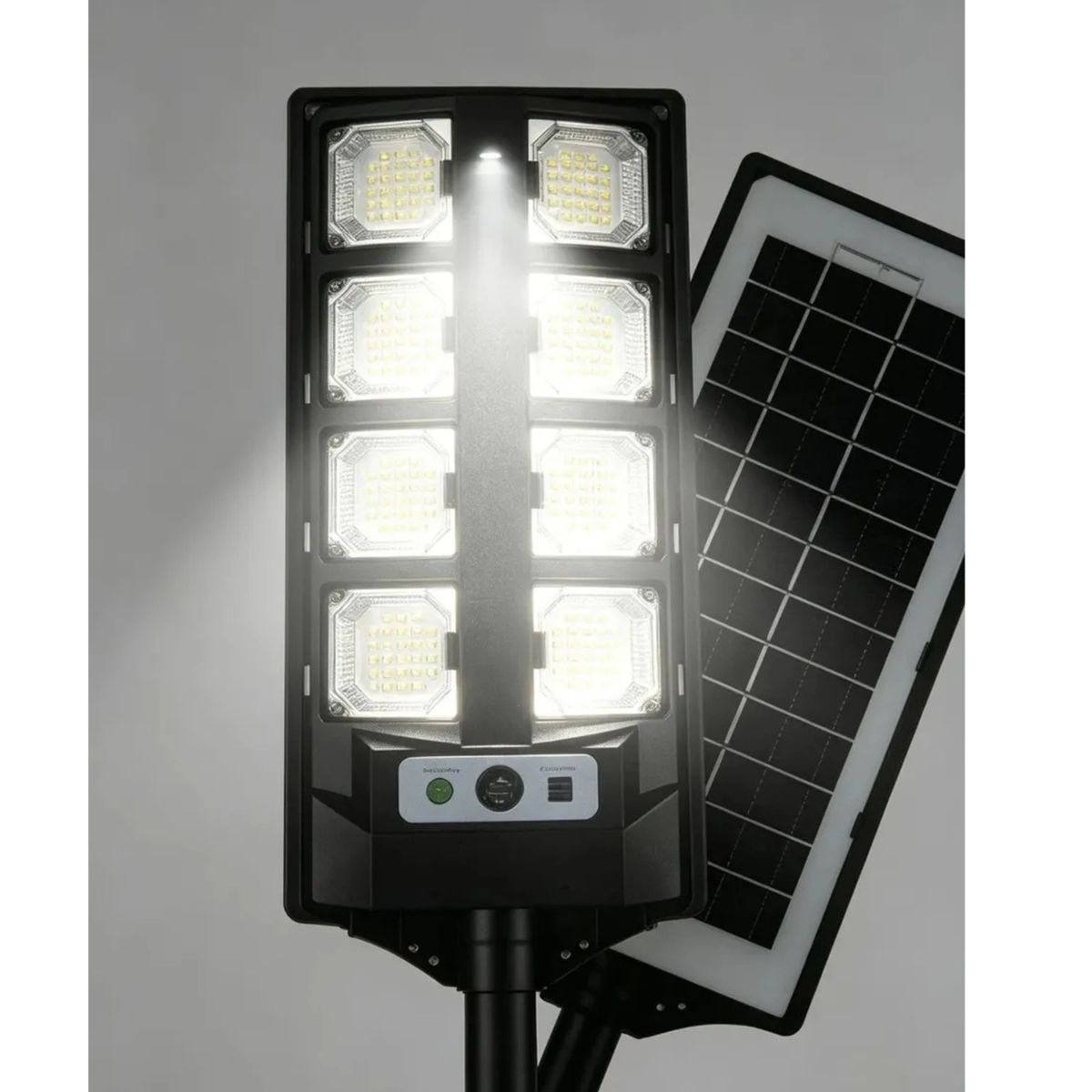 GENERICO - Foco Solar LED 800W CBK BK260-8 - Alta Luminosidad + Control Remoto - Resistente al Agu
