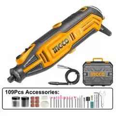 INGCO - Mini Torno Multipropósito 130w + 109 Accesorios