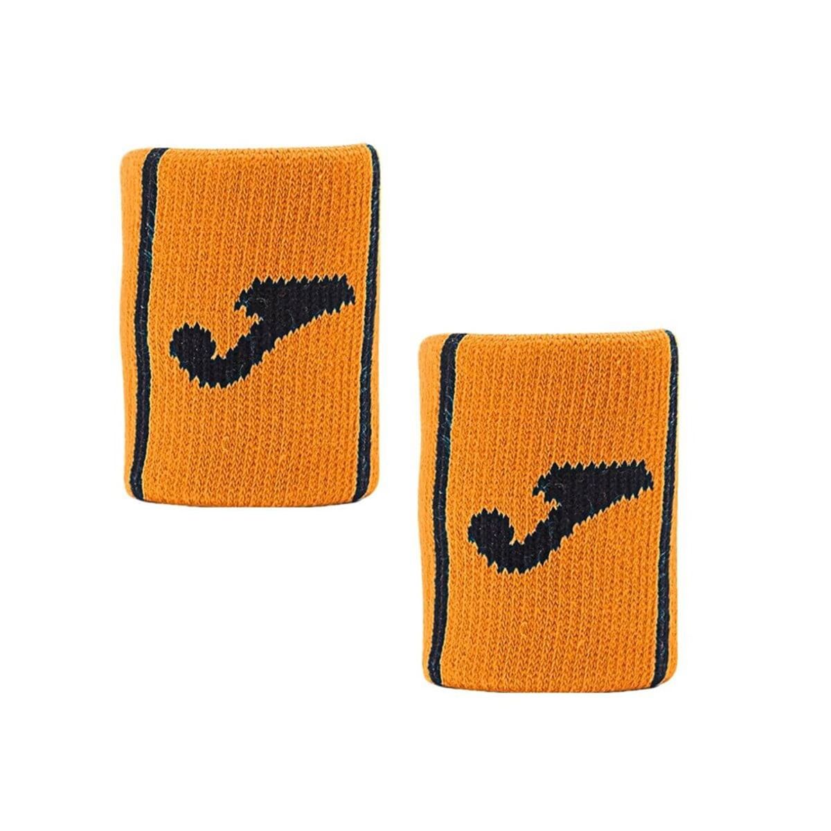 JOMA - Muñequera Joma Game Corta Naranja X2 Tenis Padel