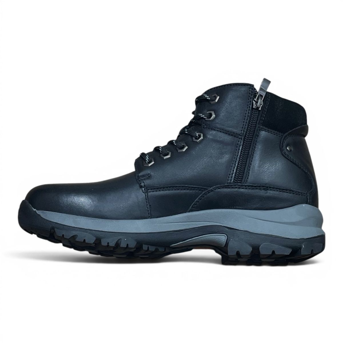 CARBIN - Botín Hombre Cuero Outdoor Casual Trekking Antideslizante