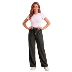 LOOK SHOP - Pantalón Mujer Recto, Buzo Jogger Versátil, Interior Polar 0004