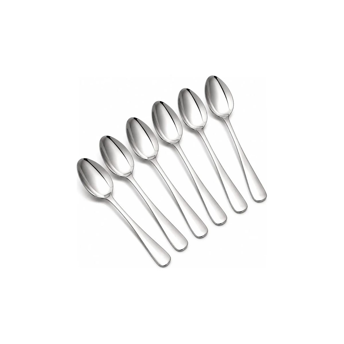 GENERICO - Pack X6 Cucharas Grandes Para Servir Sopa Acero Inoxidable