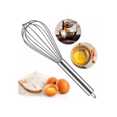 GENERICO - Batidor Manual Mezclador Acero Inoxidable Resposteria 32cm