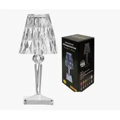 GENERICO - Lampara De Mesa Velador Diamante Tactil Usb