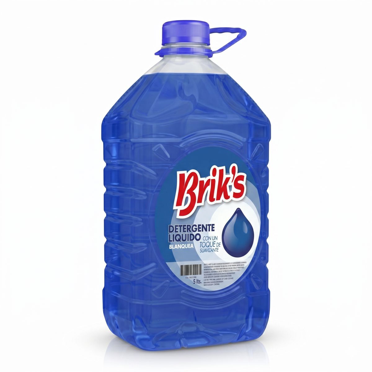BRIK'S - Detergente Liquido Briks 5 Litros Concentrado Azul