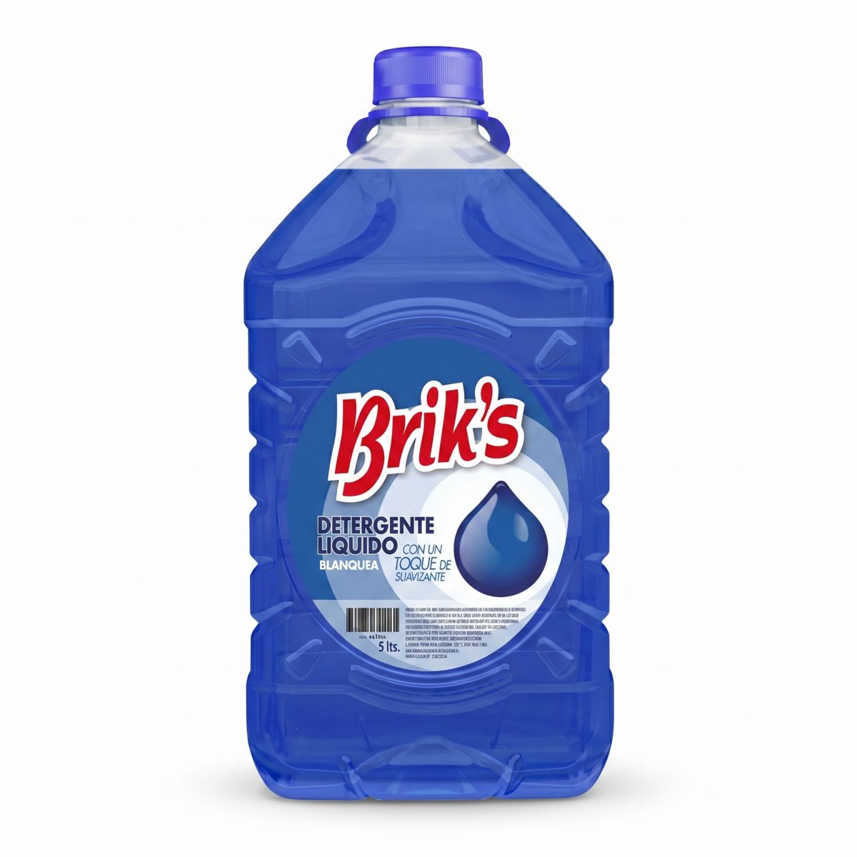 GENERICO - Detergente Liquido Briks 5 Litros Concentrado Azul