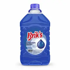 GENERICO - Detergente Liquido Briks 5 Litros Concentrado Azul