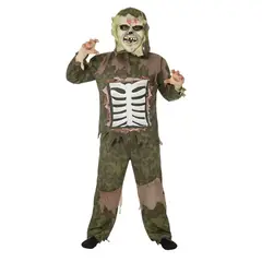GENERICO - Disfraz Zombie Esqueleto Halloween Fiestas