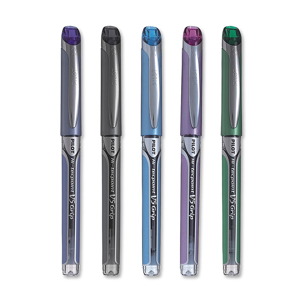 PILOT - Set 5 Lápiz Tinta Líquida Hi Tecpoint Grip 0.5mm Pilot Set 01