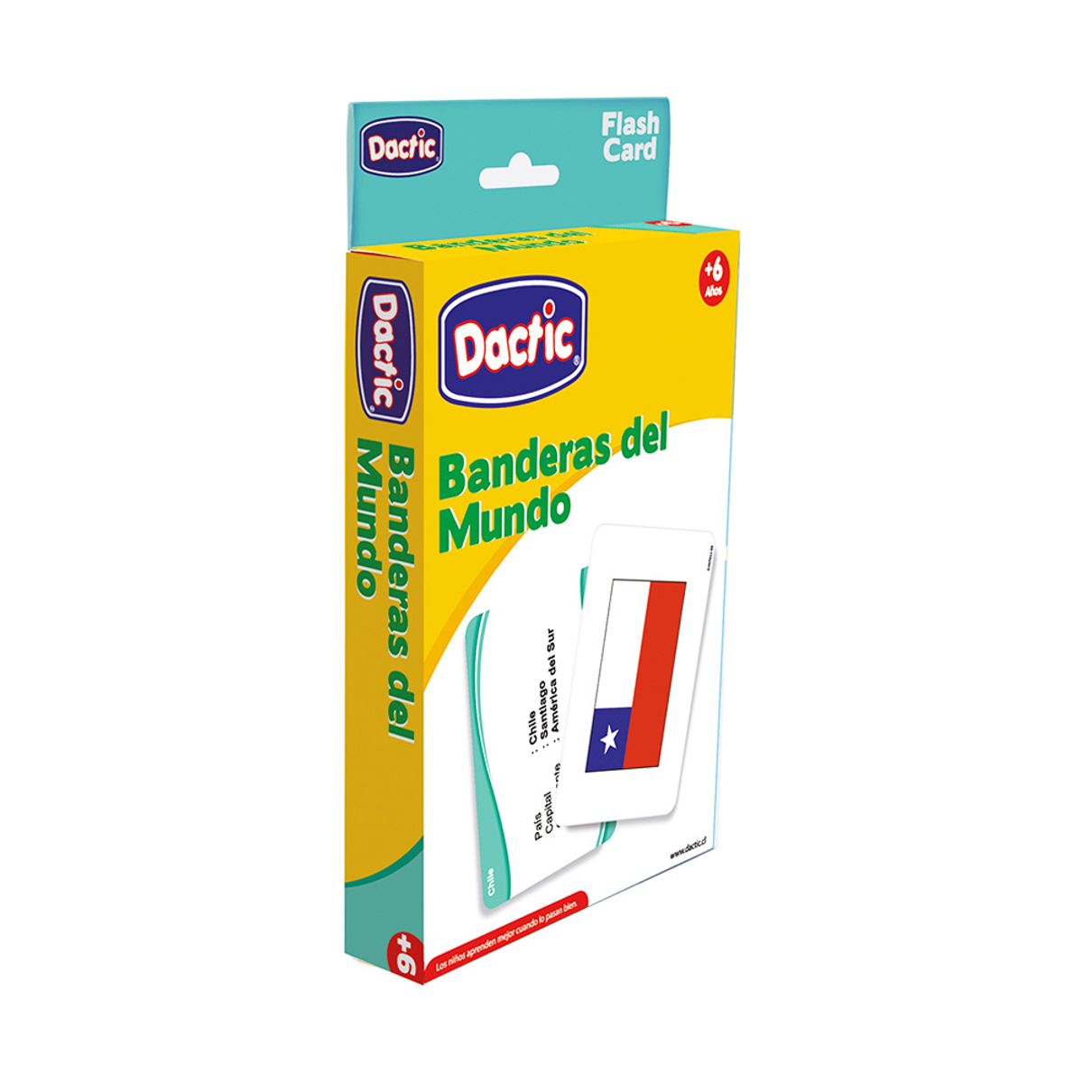 DACTIC - Lámina Bandera del Mundo 17x12cm Dactic 60uds
