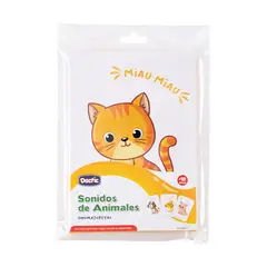 DACTIC - Lámina Sonido Animal 21x15cm 20uds