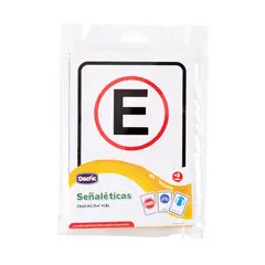 DACTIC - Lámina Señalética 21x15cm 20uds