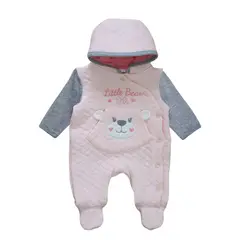 PUMUCKI - Enterito de Algodón Quilted Rosa Bebé