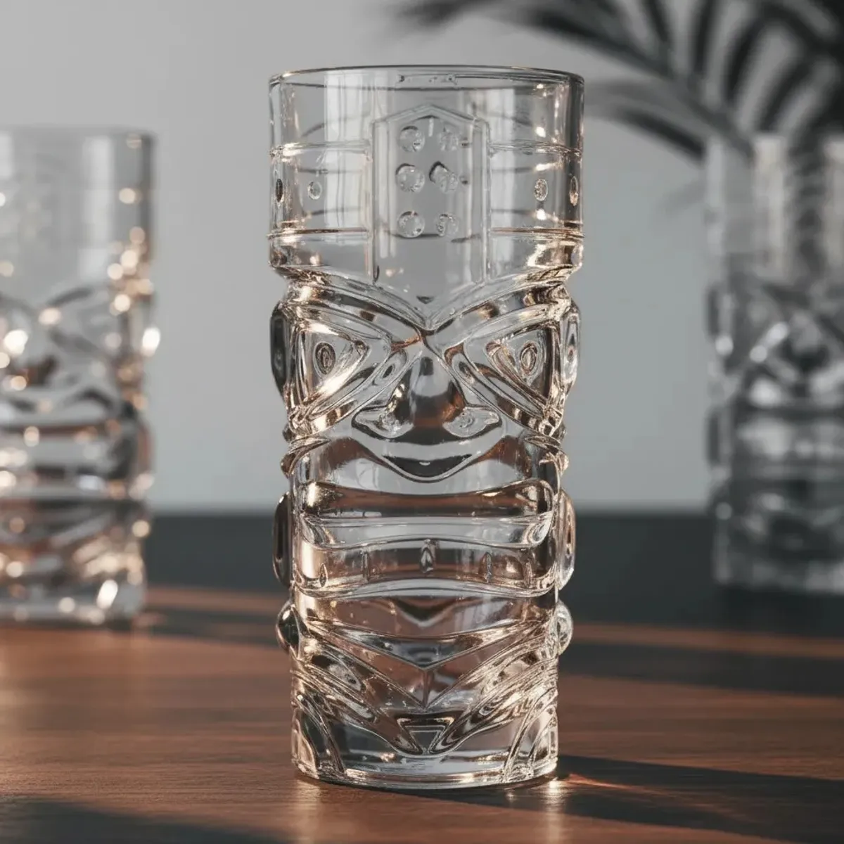 GENERICO - Vaso De Vidrio Tiki Trasparente Coctel 420cc