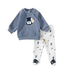 TEDMIMAK - CONJUNTO ALGODON BEBE 2 PIEZAS