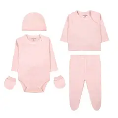 TEDMIMAK - AJUAR 5 PIEZAS ALGODON BEBE