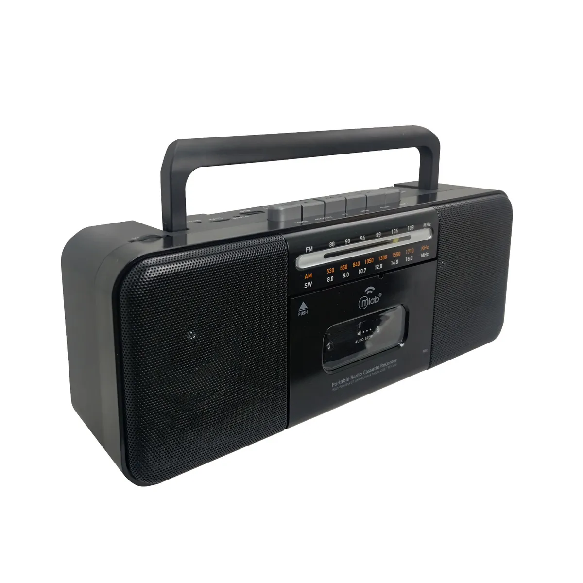 MLAB - Radio Retro Cassette 1980’s MLAB CF-28  Bluetooth USB Micro SD