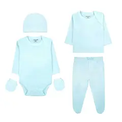 TEDMIMAK - AJUAR 5 PIEZAS ALGODON BEBE