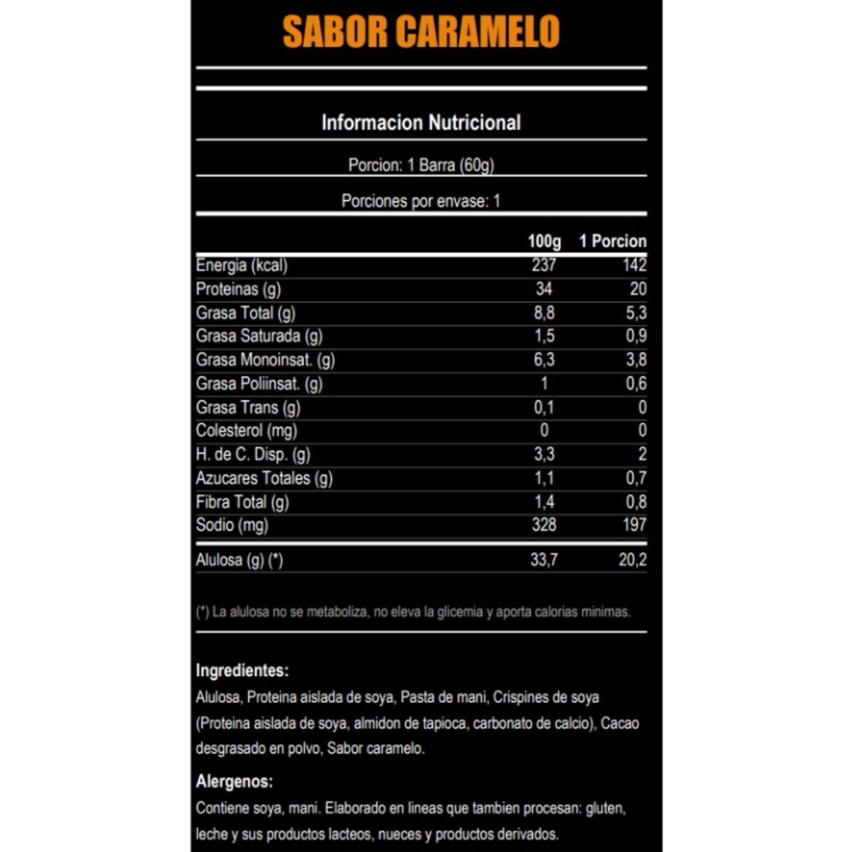 GENERICO - Barras de Proteina Sin Maltitol Easy Protein 20 unidades Veganas Sabor Caramelo