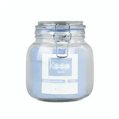 KEEP - Frasco Contenedor Hermetico De Vidrio Grande 1000ml Lila