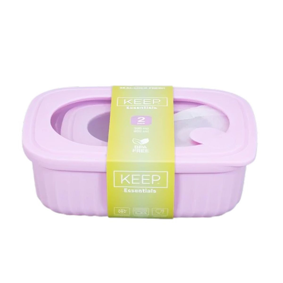 KEEP - PACK HERMETICOS RECTANGULAR ESSENTIALS 850 + 380 ML