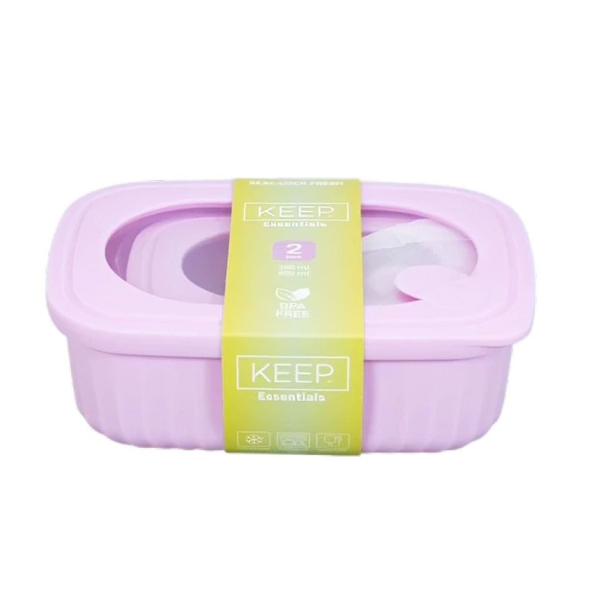 KEEP - PACK HERMETICOS RECTANGULAR ESSENTIALS 850 + 380 ML