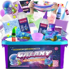 GENERICO - Kit Hacer Slime Galaxy Niño Con Adhesivo Y Activador