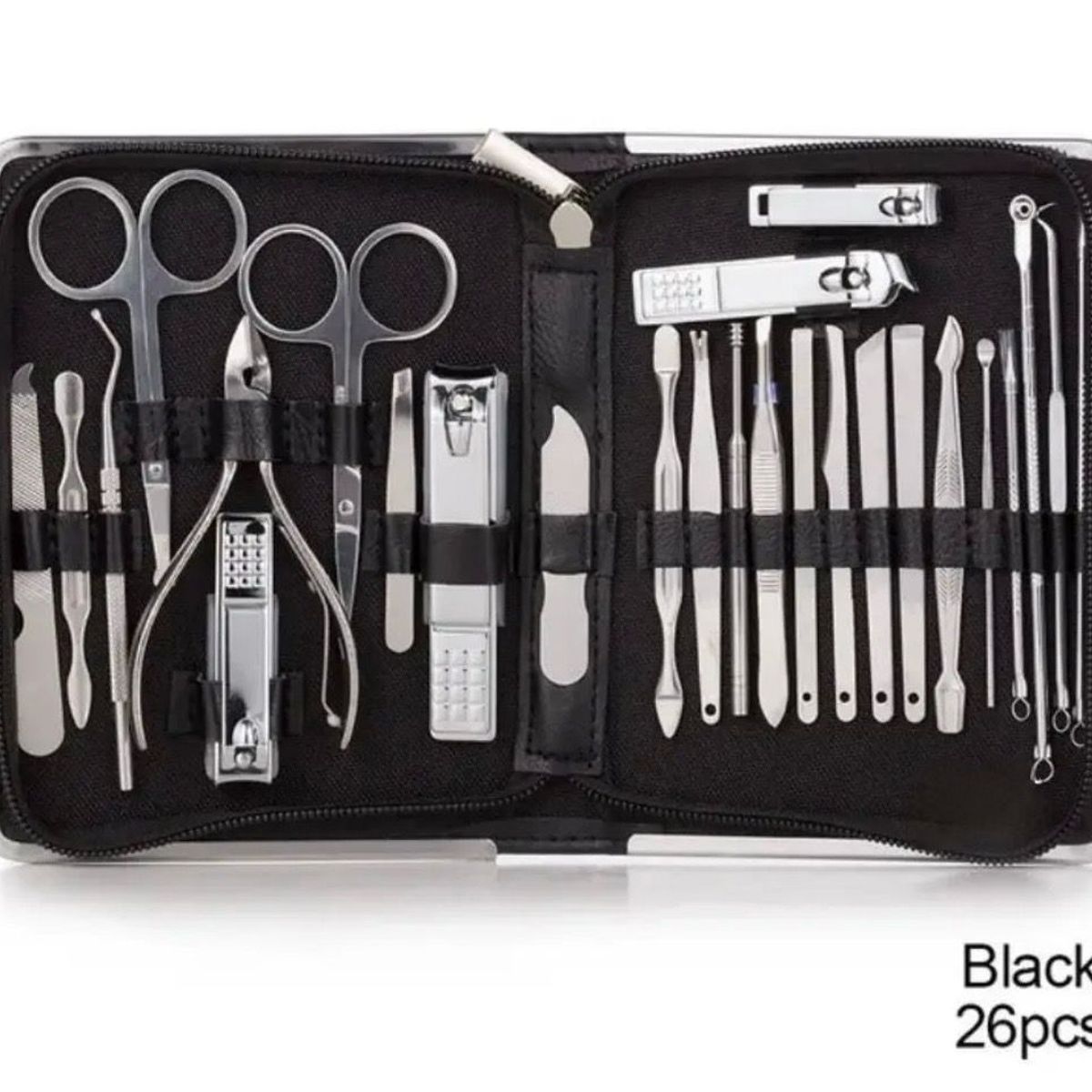 GENERICO - Set Herramientas Manicure Pedicura Kit Uñas 26 Piezas