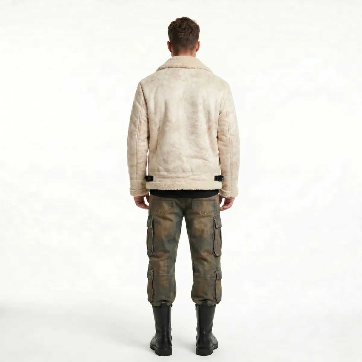 D'JOE - Chaqueta Aviadora Hombre Ecocuero Hombre Stephano