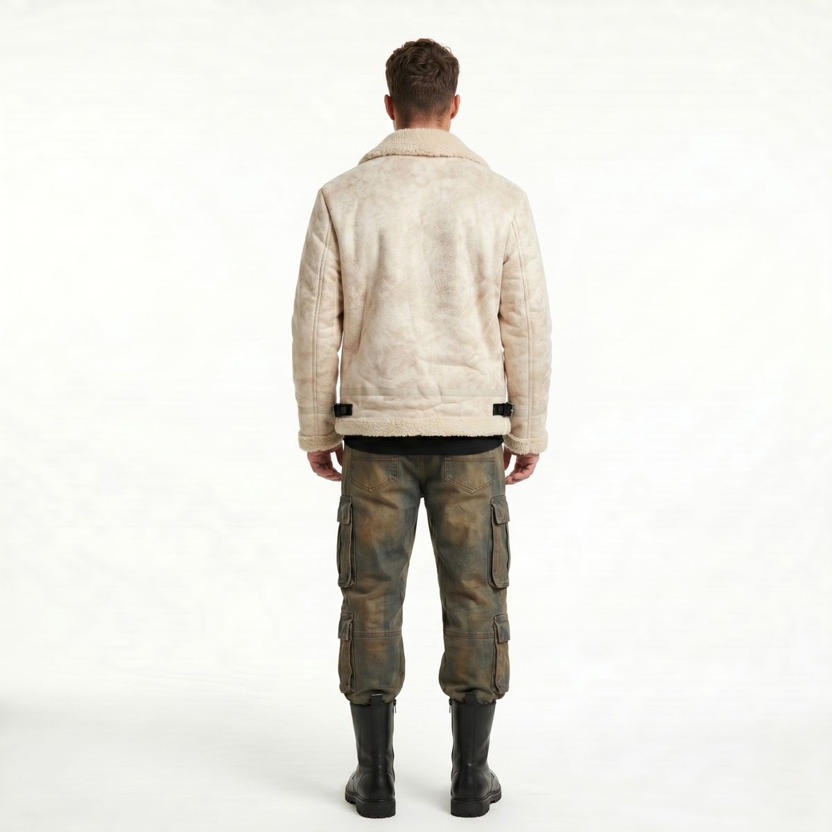 D'JOE - Chaqueta Aviadora Hombre Ecocuero Hombre Stephano