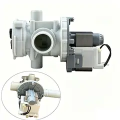 MOONCORE - Bomba De Agua Para Lavadora Samsung, 220v, 2 Terminales, Fácil de instalar y duradero