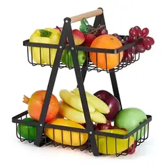 GENERICO - Frutero De Mesa Cesta Para Frutas Canasto Organizador Fruta