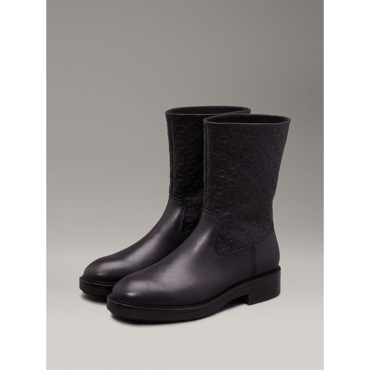 CALVIN KLEIN - Botas Flat Ankle