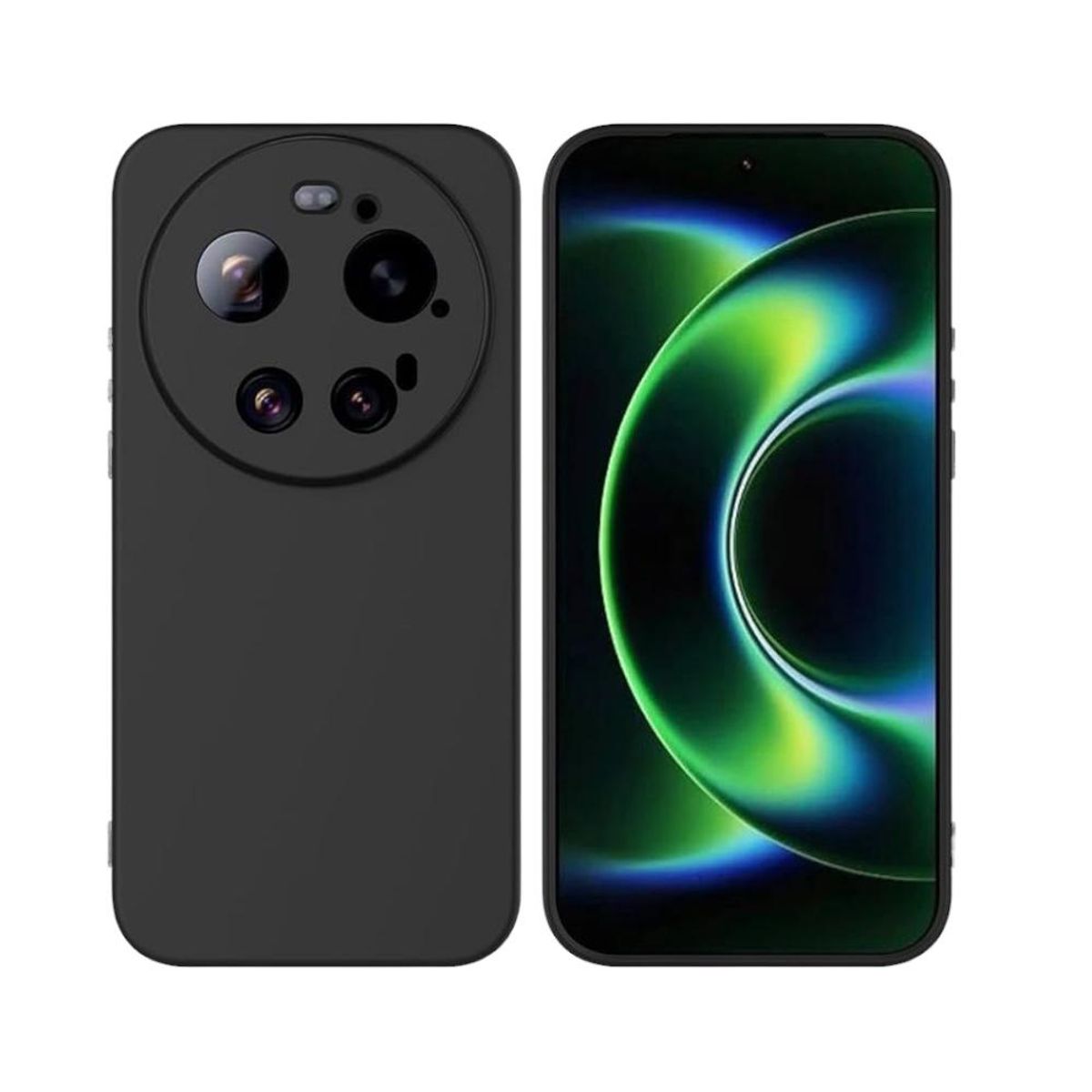 GENERICO - Carcasa De Silicona Slim Para Xiaomi 17 Ultra - Negro
