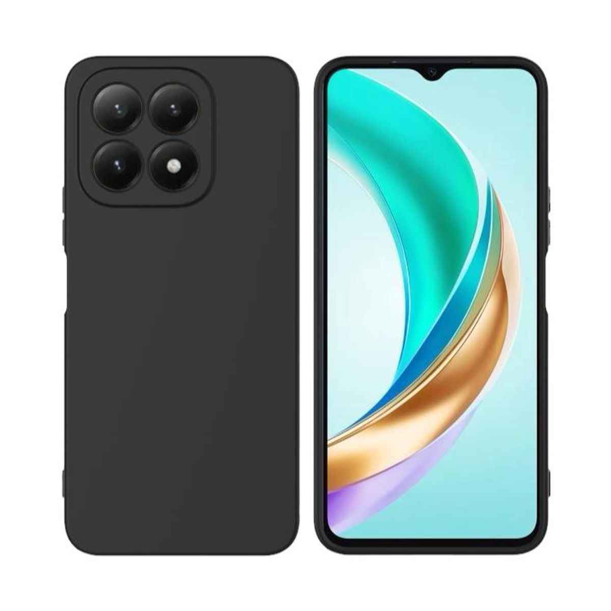 GENERICO - Carcasa De Silicona Slim Para Xiaomi 17 5G - Negro