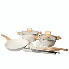KEEP - Batería de Cocina Antiadherente 8 piezas Nude Line