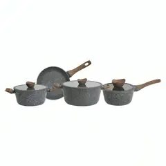 KEEP - Batería De Cocina Antiadherente 7 Piezas Rokka