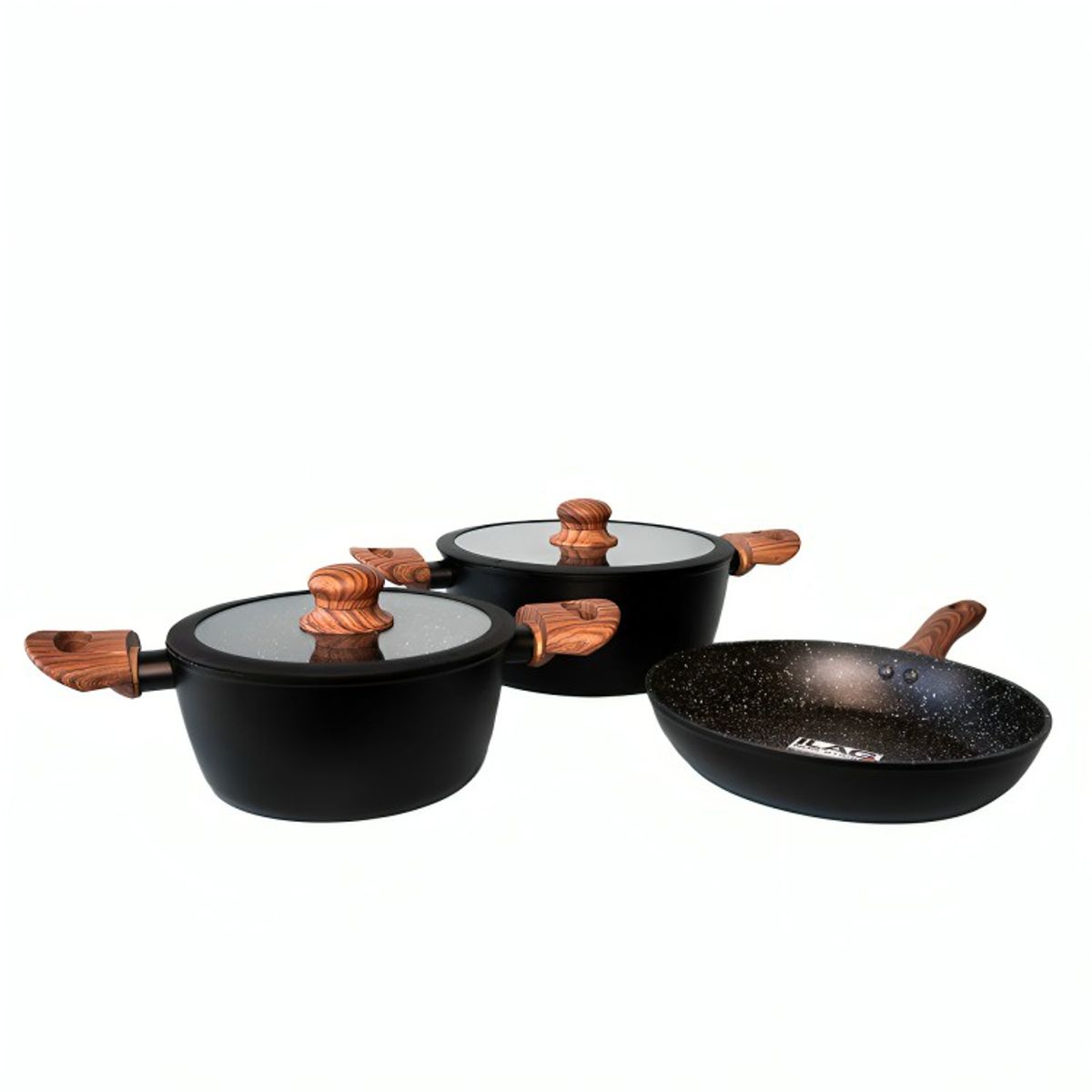 KEEP - Batería de Cocina Antiadherente 5 piezas Keep Granite Line