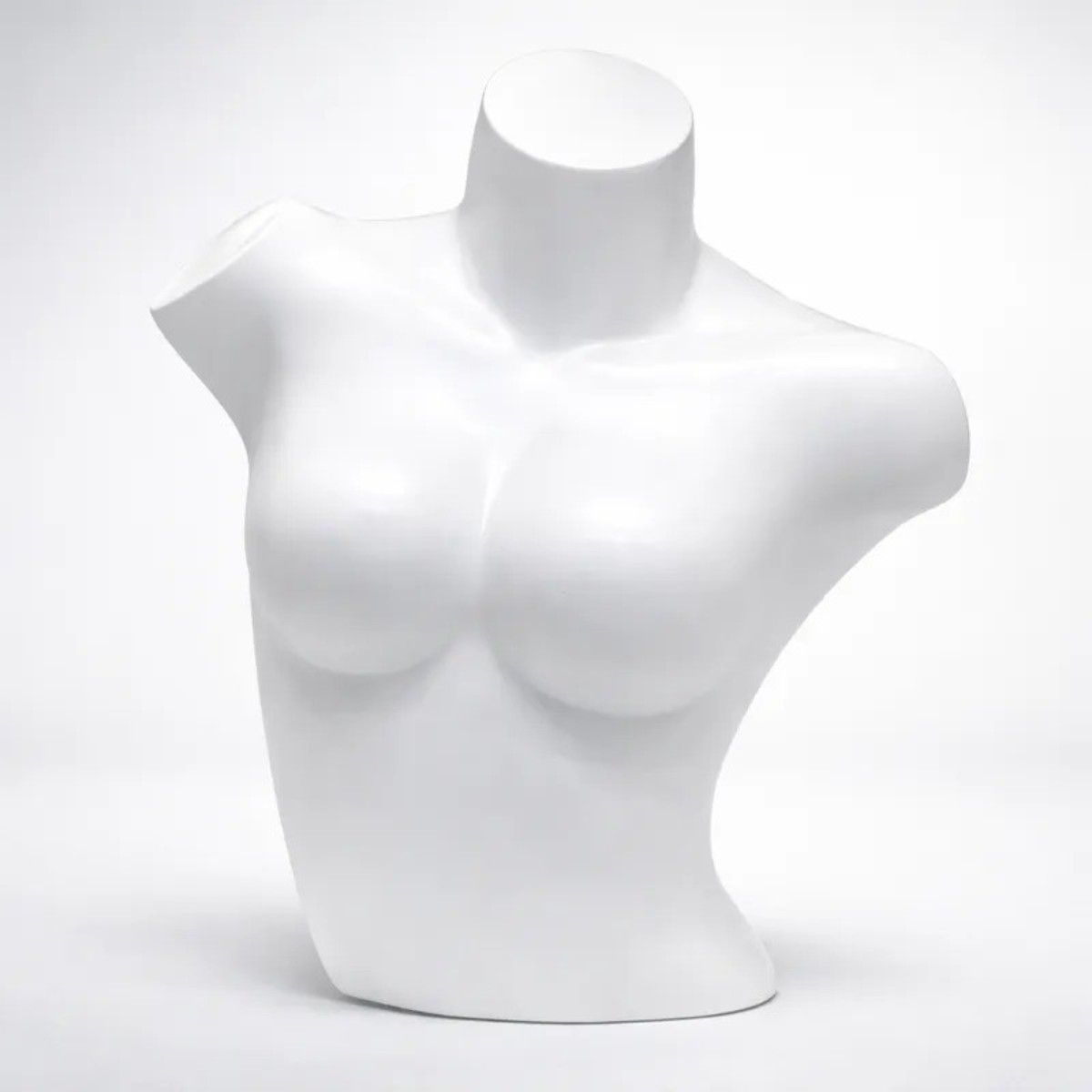 GENERICO - Maniqui Torso Exhibidor Blanco Femenino