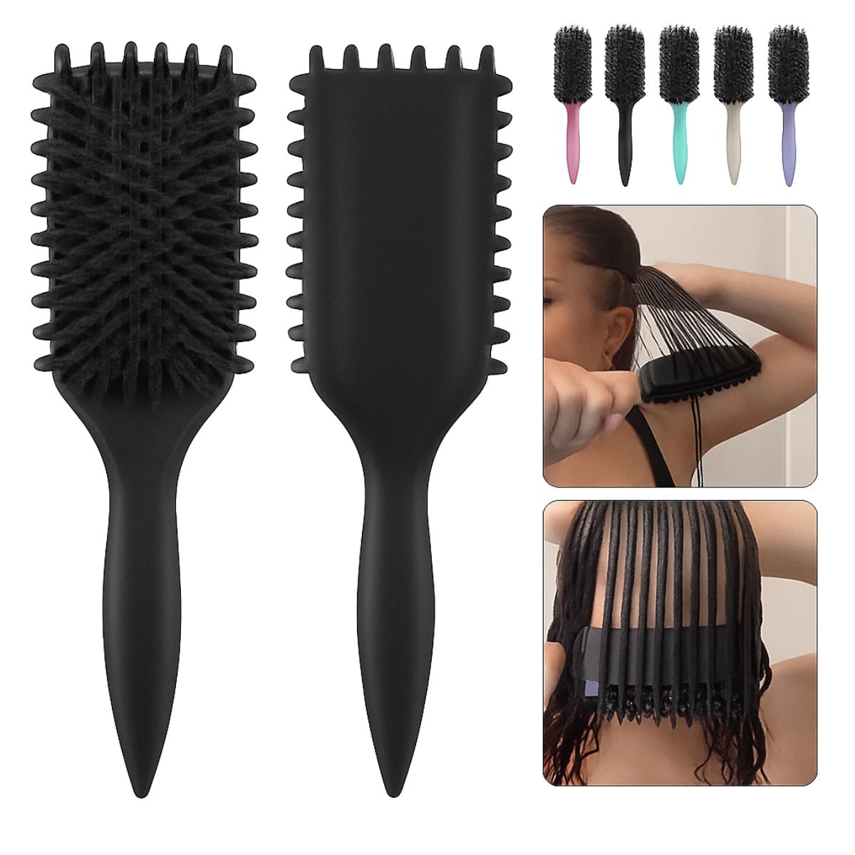 GENERICO - Peine Para Cabello Rizado,bounce Curl Cepillo Define Style