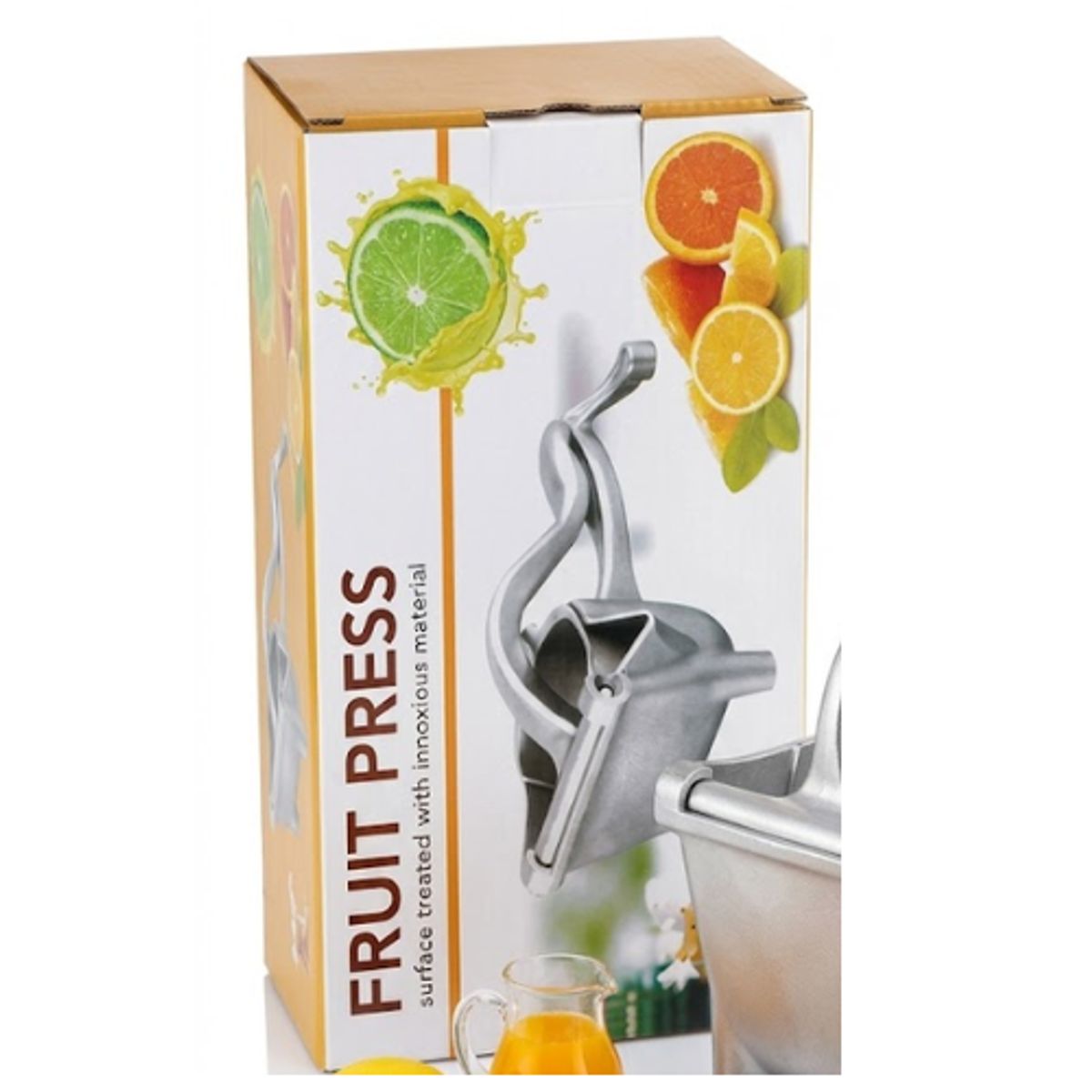 GENERICO - Exprimidor Manual de Frutas Profesional de Aluminio Reforzado