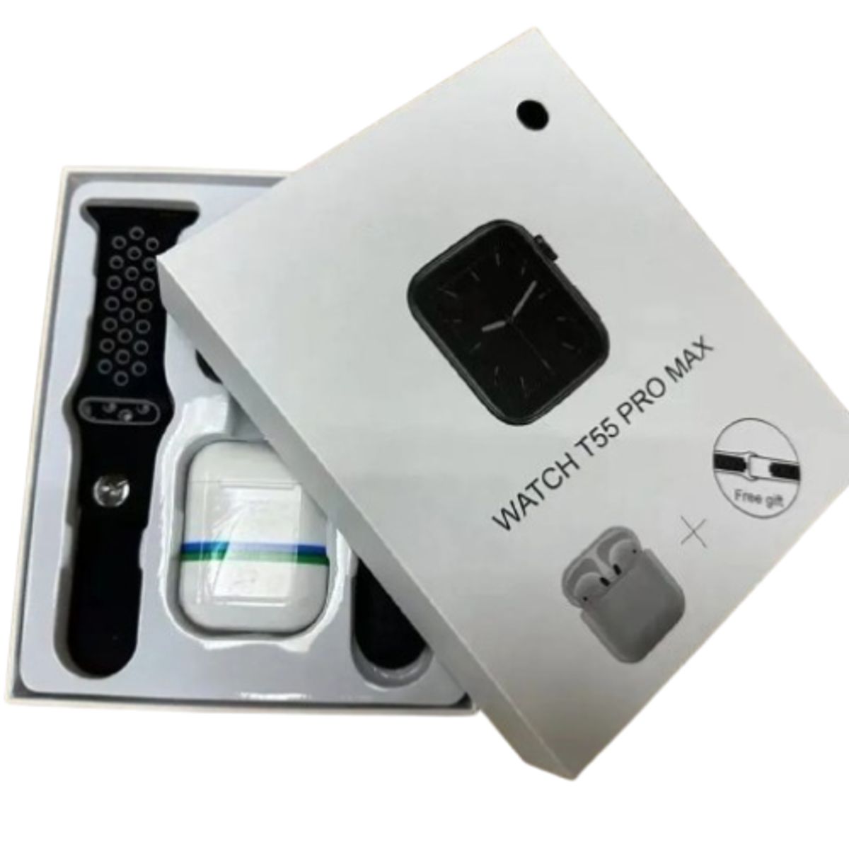 GENERICO - Reloj Smartwatch + Correas T55 Pro Max